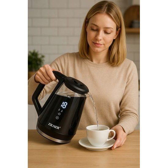 Rychlovarná konvice 1,0 l s dotykovým ovládáním a regulací teploty