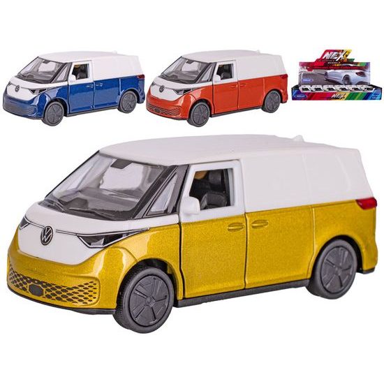 Welly Volkswagen ID Buzz Cargo 11,5cm kov zpětný chod 3barvy 12ks v DBX