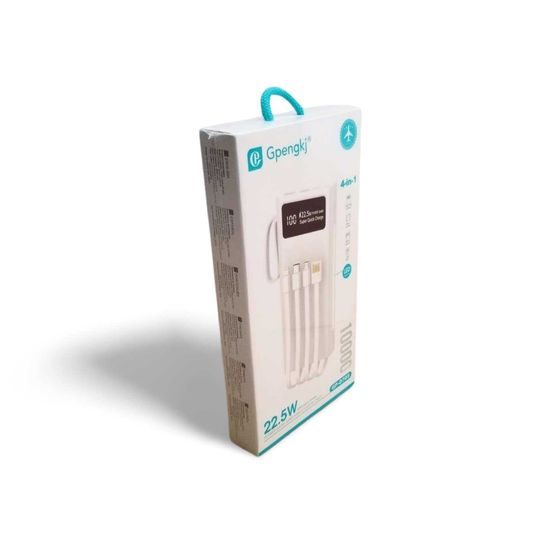 Powerbanka s LED svítilnou a displejem Gpengkj 22,5W 10000mAh 4v1