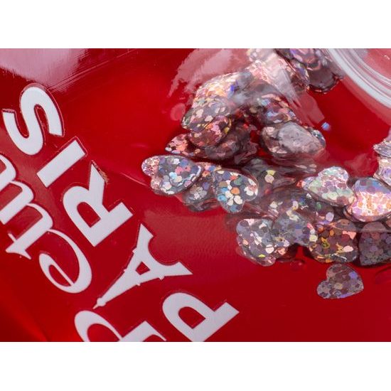 Super Goo sliz Petit Paris se třpytkami 300g v lahvičce ve tvaru srdce 12ks v DBX
