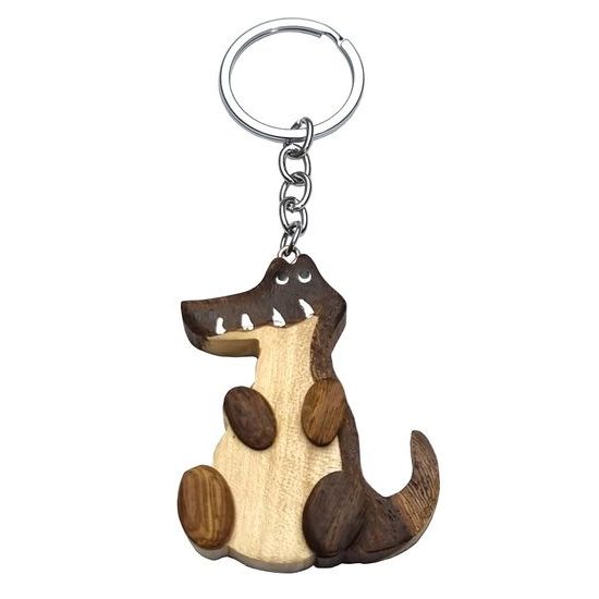 2Kids Toys Dřevěná klíčenka velká Krokodýl