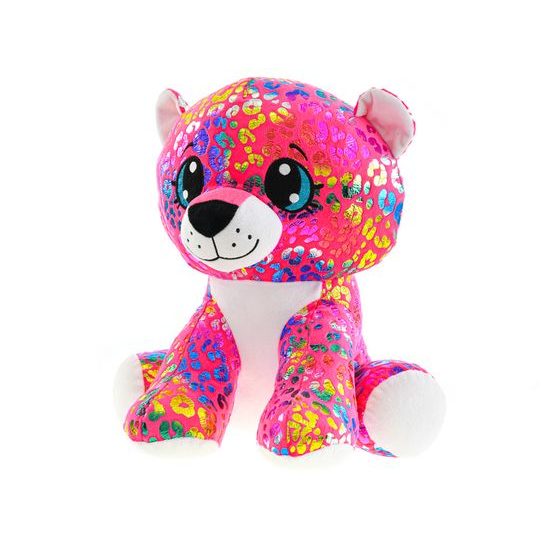Leopard Rainbow Star Sparkle plyšový barevný 24cm sedící 0m+ v sáčku