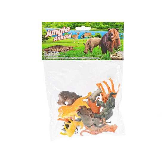 Zvířátka safari 5-7cm 12ks v sáčku