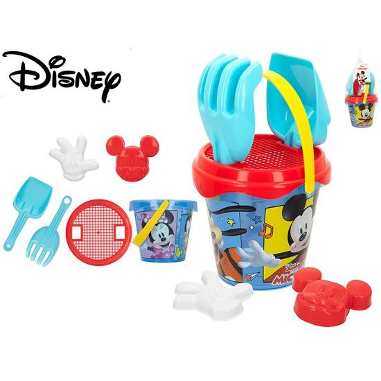 Mickey Mouse sada na písek 12,5cm 10m+ 6ks v síťce