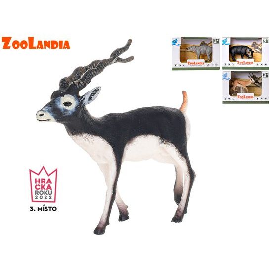 Zoolandia zvířátko safari 4druhy v krabičce