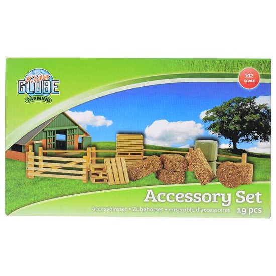 Kids Globe Farming sada doplňků k farmě 1:32 19ks v krabičce