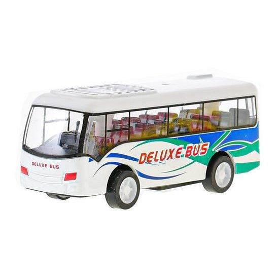 Autobus kov 9cm zpětný chod 5barev v krabičce 24ks v DBX