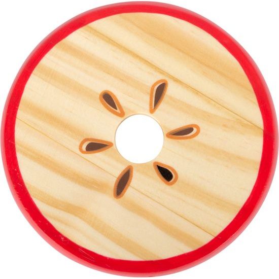 small foot Skládačka jablko s červíky