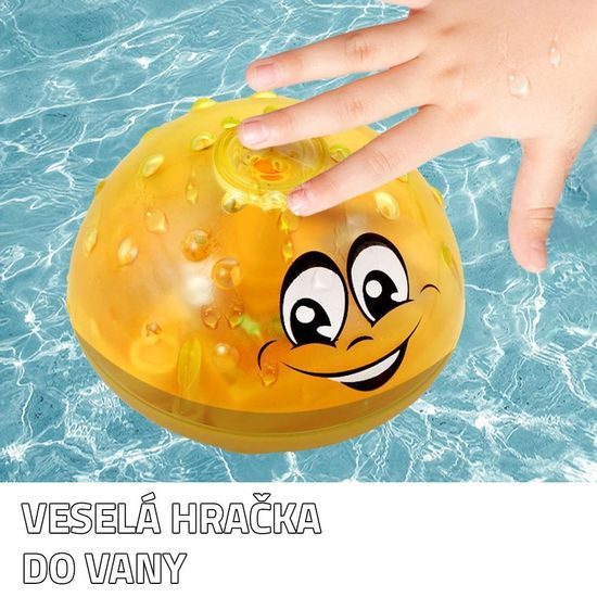 Dětská fontána do vany - Žlutá