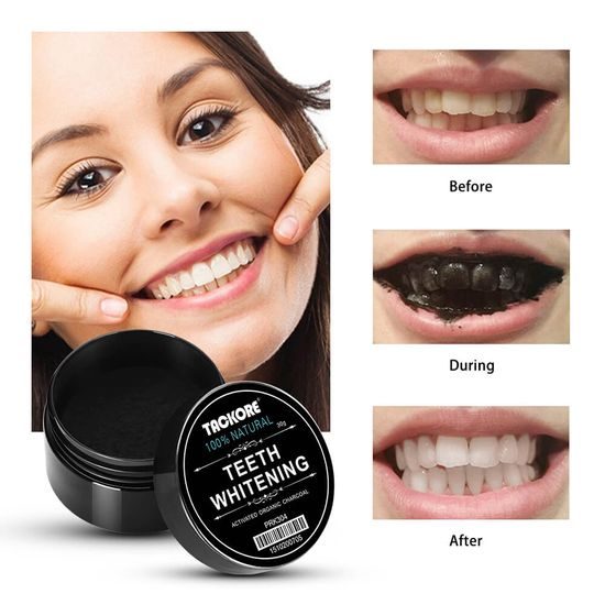 Kokosové uhlí pro bělení zubů Teeth Whitening