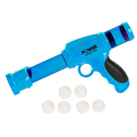 Toys&Trends pistole 26cm na kuličky svítící ve tmě 6ks 2barvy na kartě