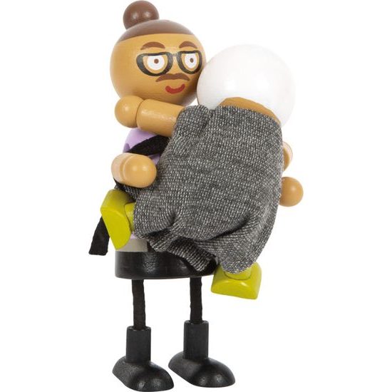 small foot Ohebné panenky rodina s dítětem