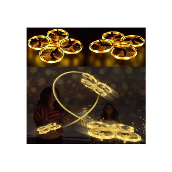 Dron ovládaný pohybem ruky
