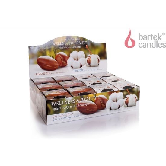 Bartek Svíčka sklo 115g Wellness & Beauty