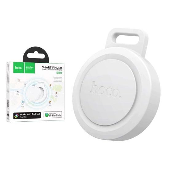 Lokalizační čip HocoTag s podporou FindMy & FindHub BÍLÝ