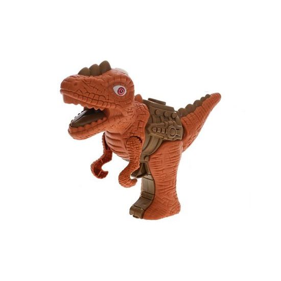 Dinoworld dinosaurus 17cm na baterie se světlem a zvukem vytvářející páru
