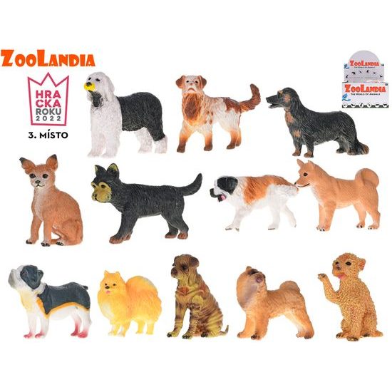 Zoolandia pejsek 5-9cm 12druhů v sáčku 24ks v DBX