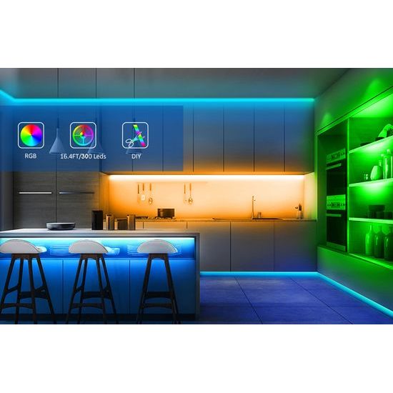 RGB LED pásek s Bluetooth - 5m