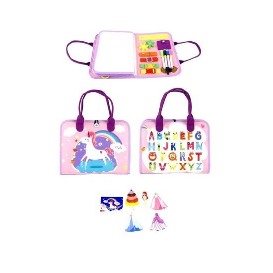 2Kids Toys Senzorická busy kniha Jednorožec 2