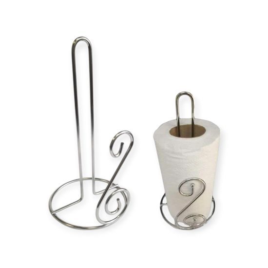 Stojan na papírové utěrky chrom 30cm