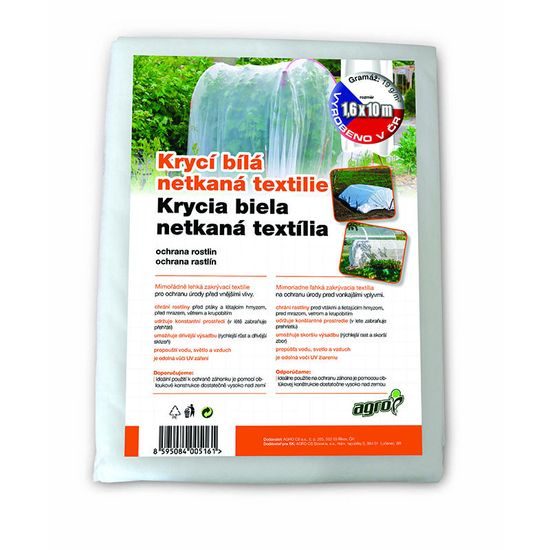 AGRO Krycí netk. bílá textilie 1,6x10m
