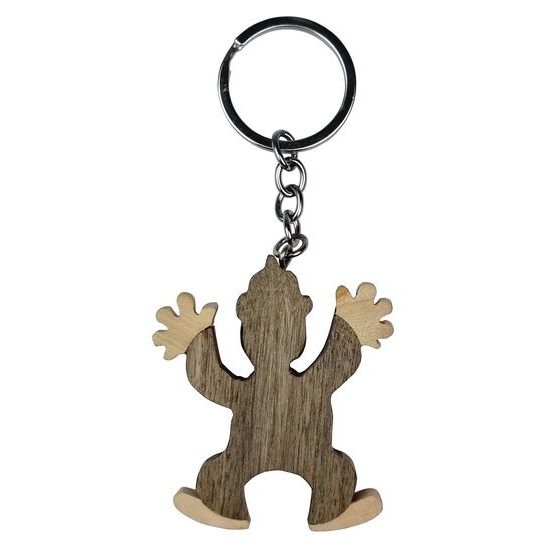 2Kids Toys Dřevěná klíčenka velká Opice stojící
