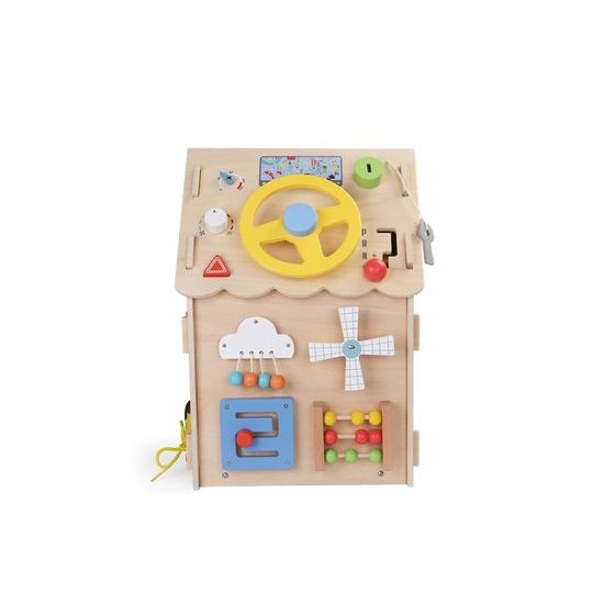 2Kids Toys Activity board Domeček přírodní