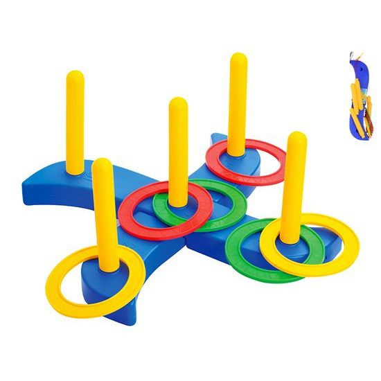 Házecí hra s kroužky 49cm v síťce