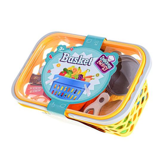 Kuchyňský set s vařičem a doplňky 24ks 2barvy v košíku