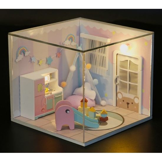 2Kids Toys miniatura domečku Duhový dům