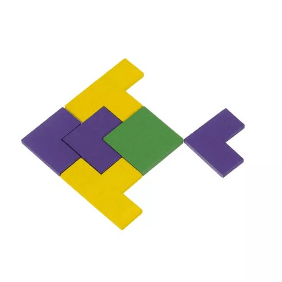 Dřevěné logické puzzle