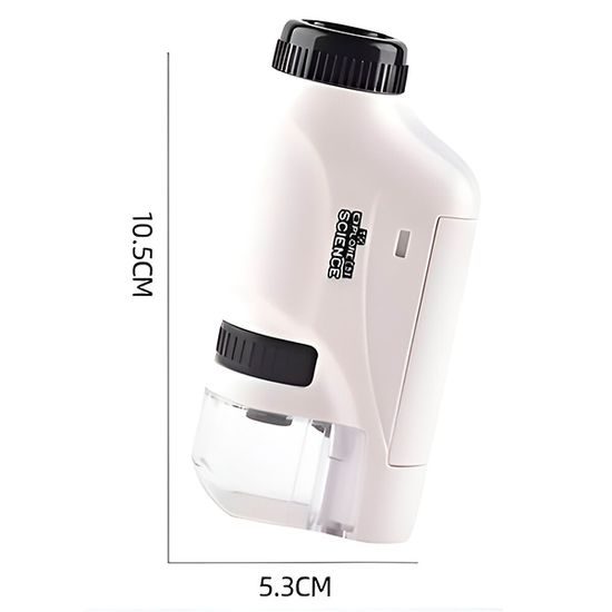 Dětský kapesní mikroskop MINISCOPE 60–120x LED