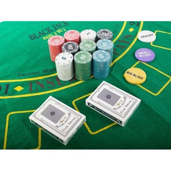 Sada žetonů 200 ks - POKER Texas