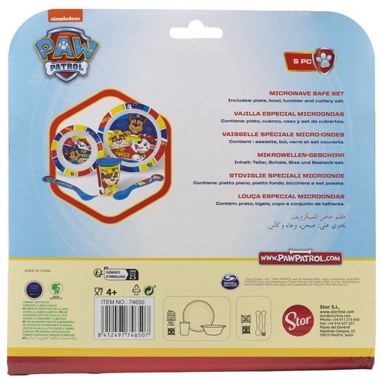 Dětská jídelná sada 5 ks - Paw Patrol Pup Power