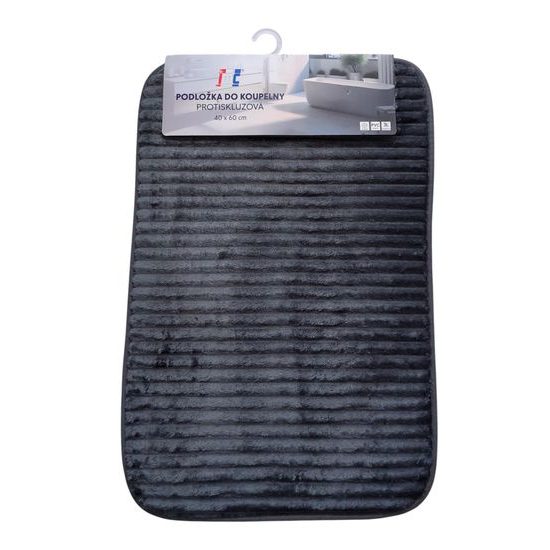 Předložka koupelnová protiskluzová STRIPE 40x60cm