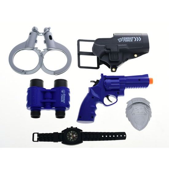 Policejní set s pistolí a doplňky 5ks v sáčku