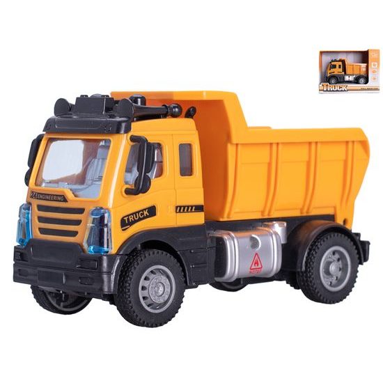 Auto stavební sklápěčka 13cm zpětný chod v krabičce