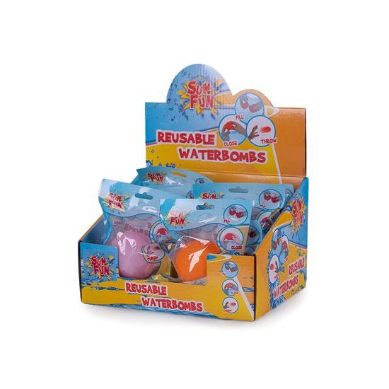 Sun Fun míčky na vodu 6cm znovupoužitelné v sáčku 12 ks DBX