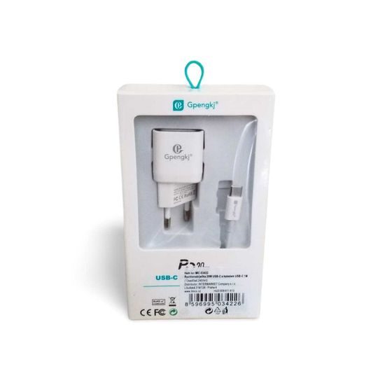 Rychlonabíječka 20W USB-C s kabelem USB-C 1M