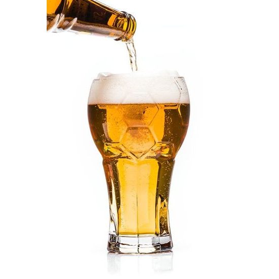 Fotbalová sklenice na pivo