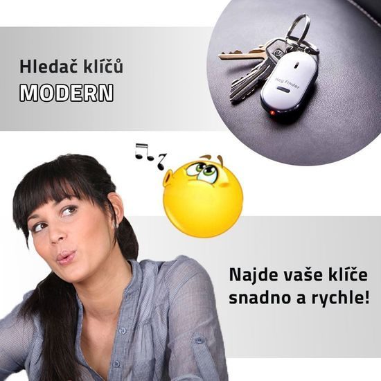 Hledač klíčů Modern Key Finder - 3 Ks