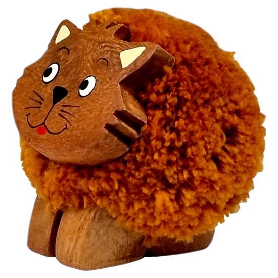 2Kids Toys Dřevěná figurka XL pompon Kočka