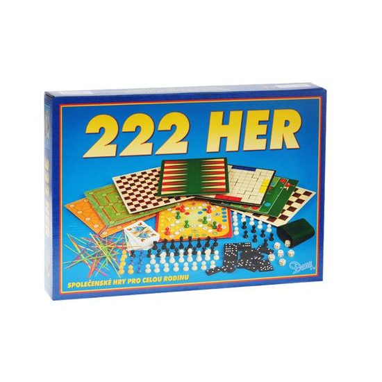 Společenská hra 222 her v krabičce