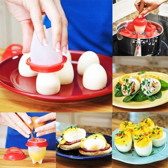 Silikonové formičky na vajíčka - Egg Boil