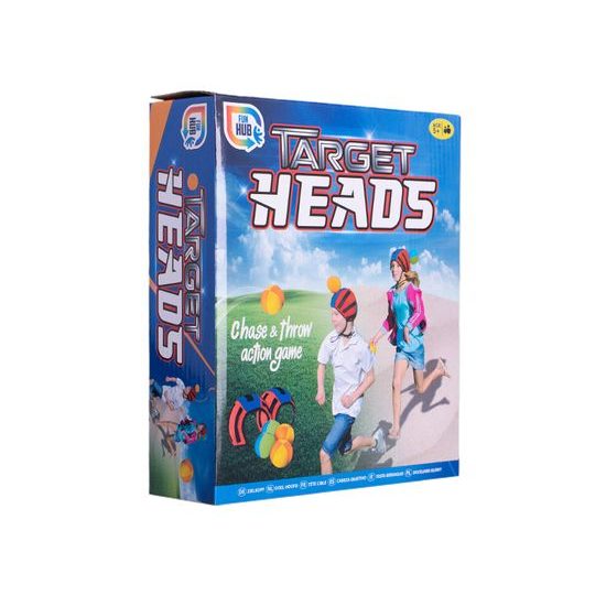 Target Heads - čepice se suchým zipem a míčky 4ks v krabičce