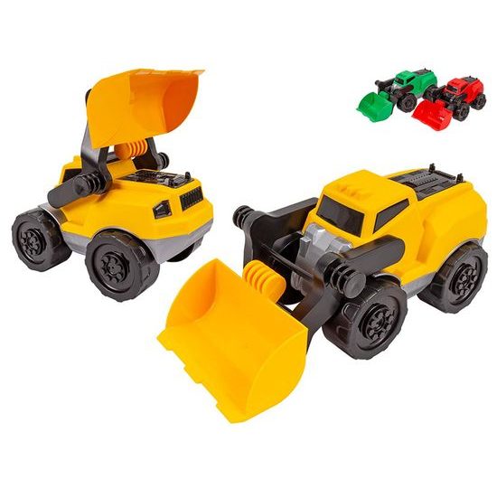 Bagr nakladač 27,5cm volný chod 3barvy 24m+