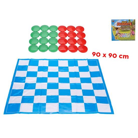 Dáma společenská hra 90x90cm v krabičce