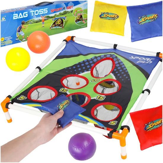 Hod na cíl pomocí dovednostní hry Bag Darts