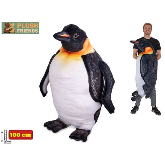 Plush Friends tučňák 100cm stojící 0m+