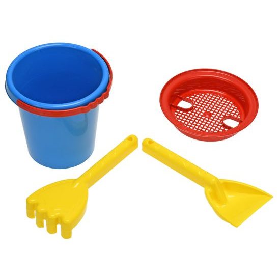 Sada na písek 14cm 4ks 2barvy 10m+ v síťce